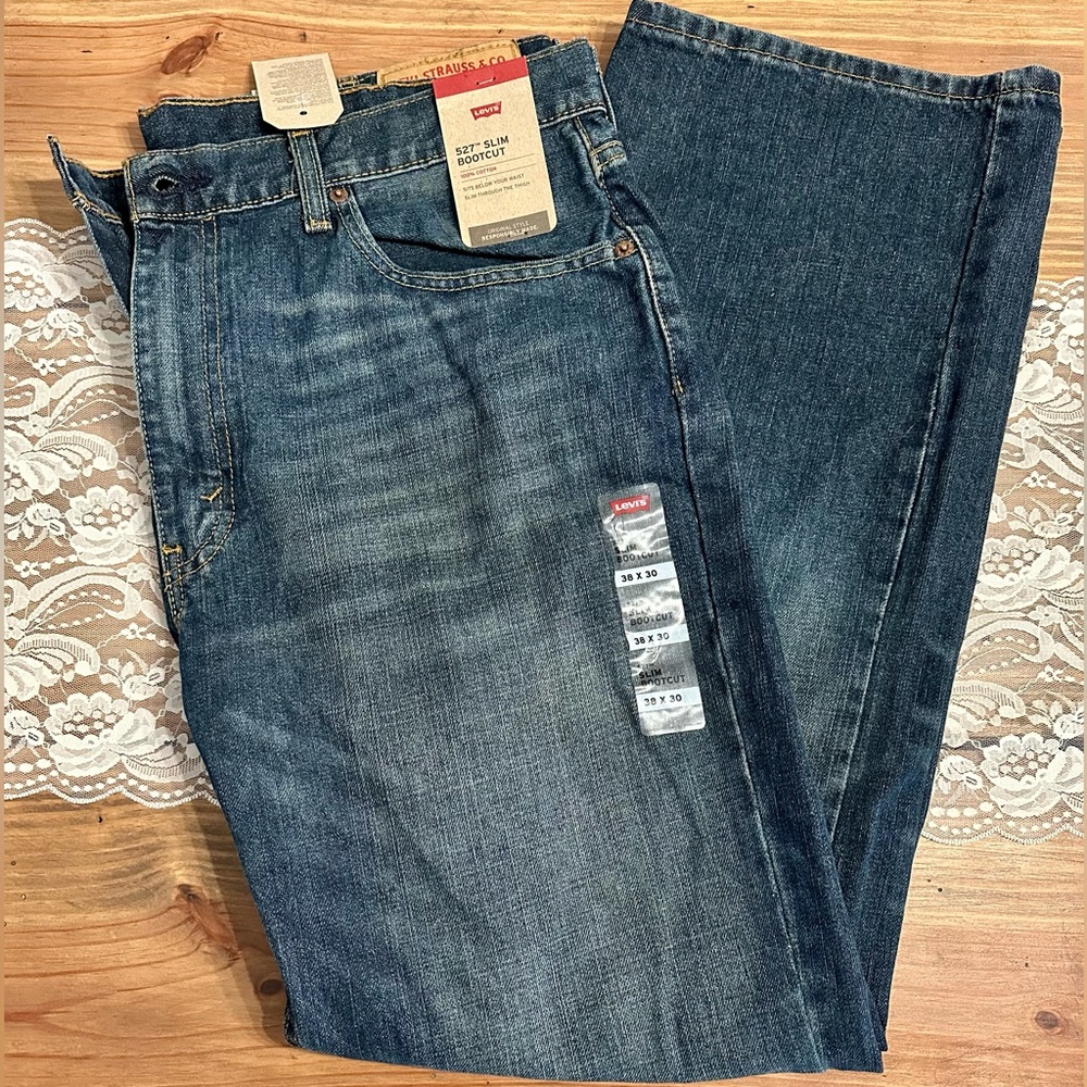NWT Men’s Levi’s 527 Slim Bootcut Jeans